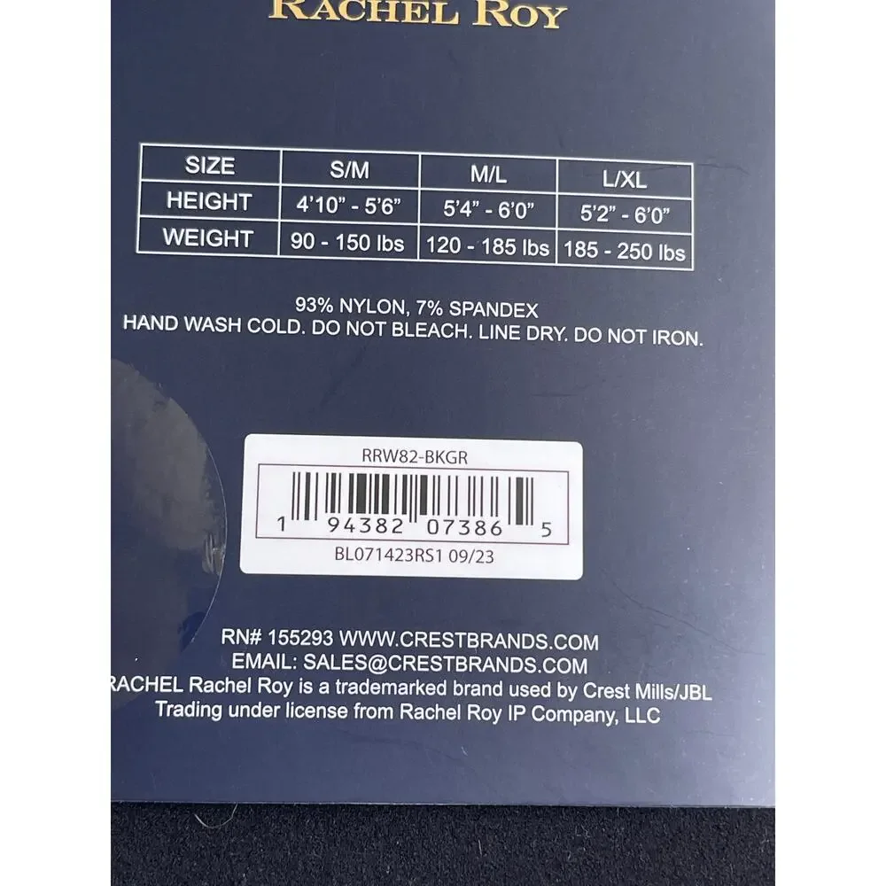 Rachel Roy Womens  S/M Gray Black Opaque Tights 2 Pairs NEW Small Medium Tights